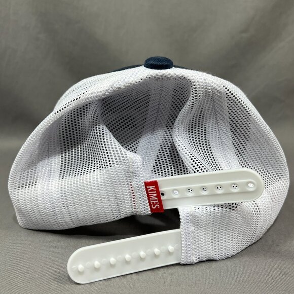 Kimes Ranch Rodeo Cowboy Snapback Hat Cap Blue Trucker Mesh Western Farmer Mens - Picture 15 of 15